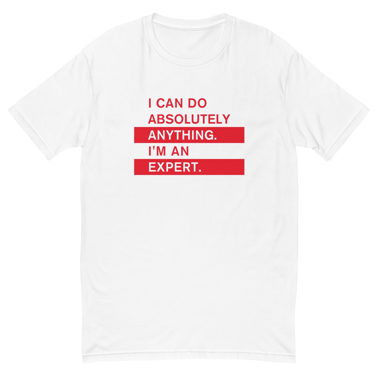 The Expert (Men's Fitted T-shirt)