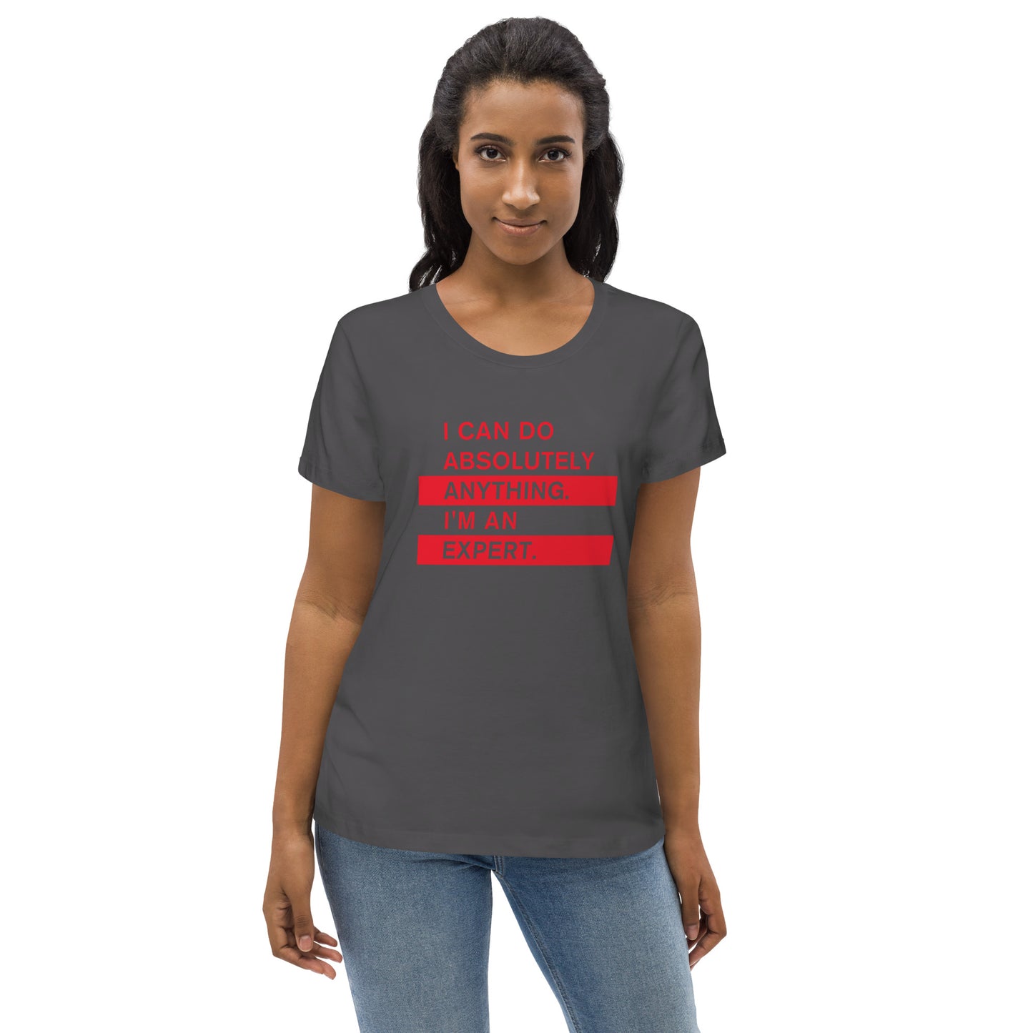 The Expert (Women's fitted eco tee)